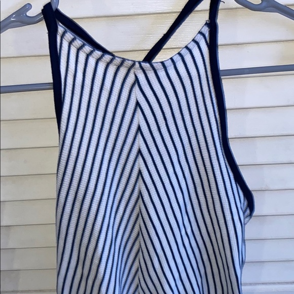 blue and white romper - Picture 3 of 4